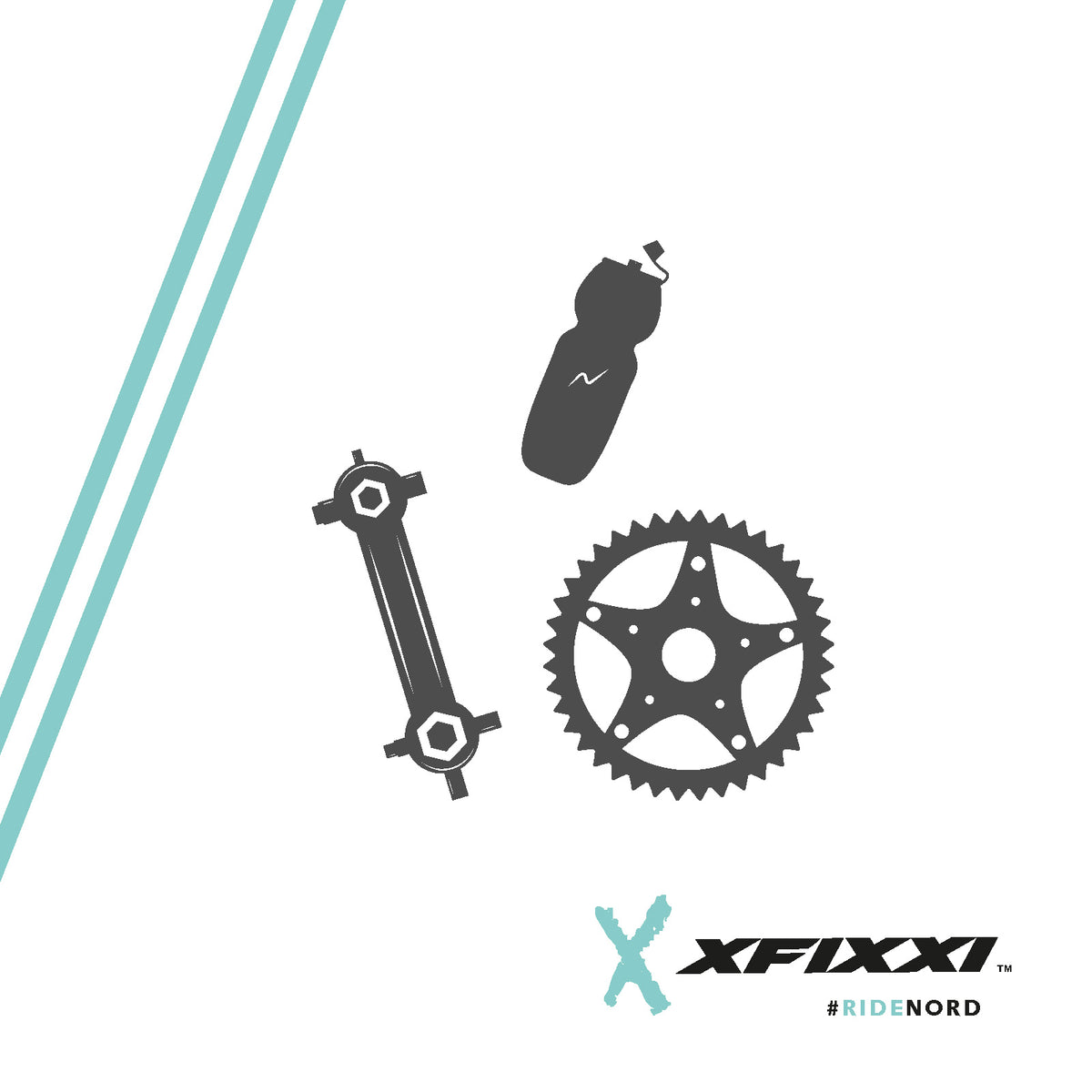 Vintage Finished Bike Stem Extension (160 mm), XFIXXI Bikes Parts