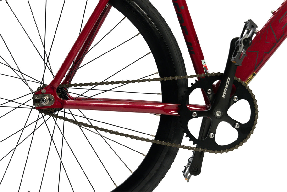 XFIXXI V3 Fixie Bike – Rugged Crimson | Speedy | Customizable