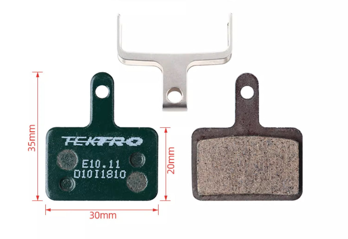Plaquettes De Frein à Disque Tektro E10.11 - Composite Métallique Haute Performance - Paire