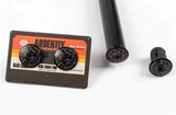 ARDENTLY black handlebar end plugs with 'Add Some Fun' design for 22.2mm bars