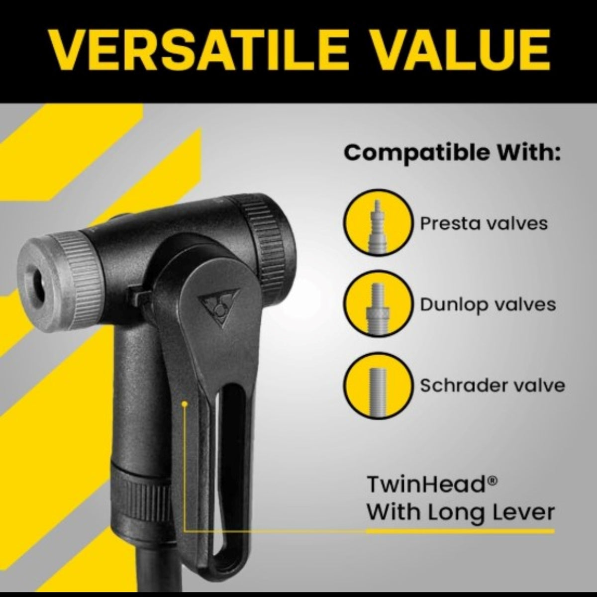 TOPEAK JoeBlow Sport III Bike Floor Pump | High-Pressure Tire