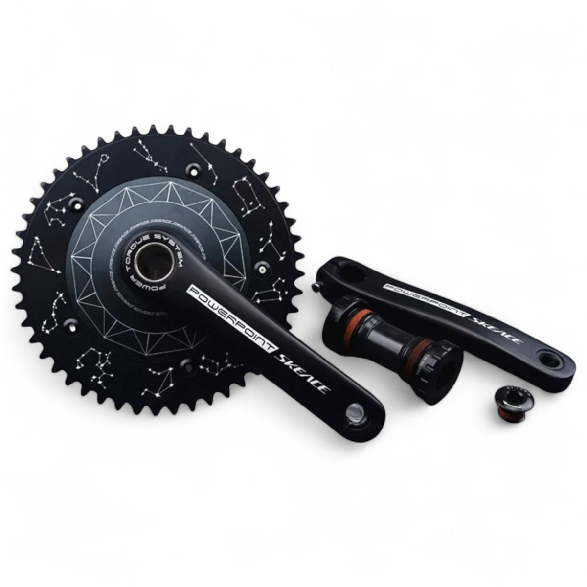 SKEACE 49T Aero Crankset – Track-Grade for Fixie Single Speed