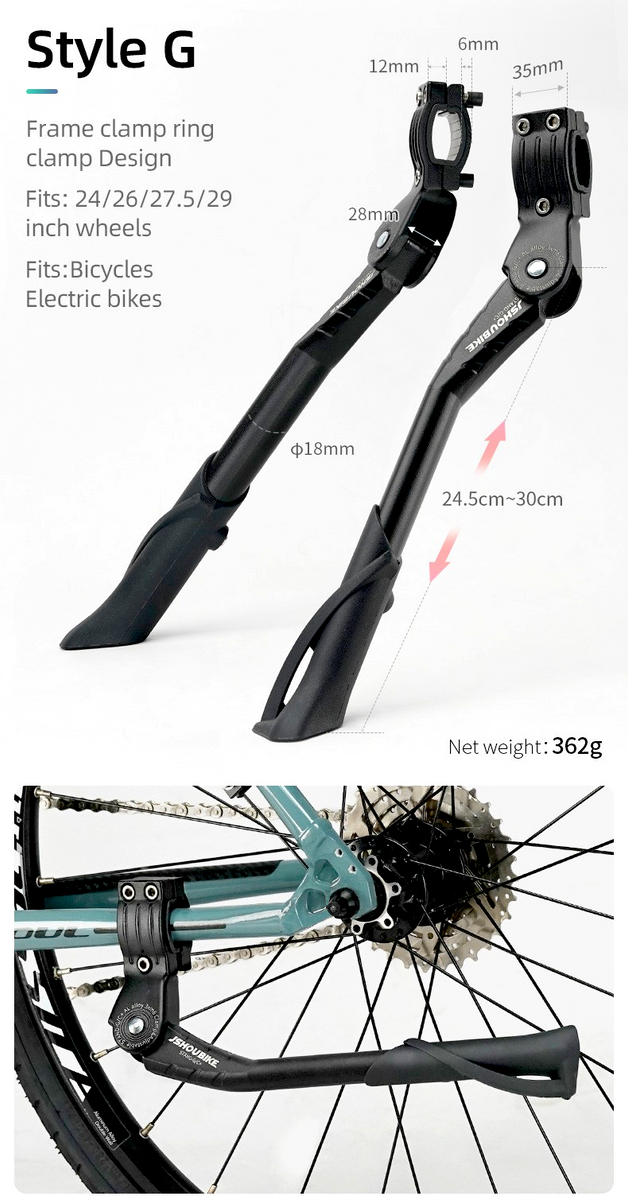 Heavy Duty Adjustable Bike Kickstand 26-29” | XFIXXI – XFIXXI