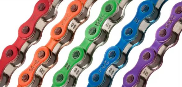 Colored bicycle clearance chain