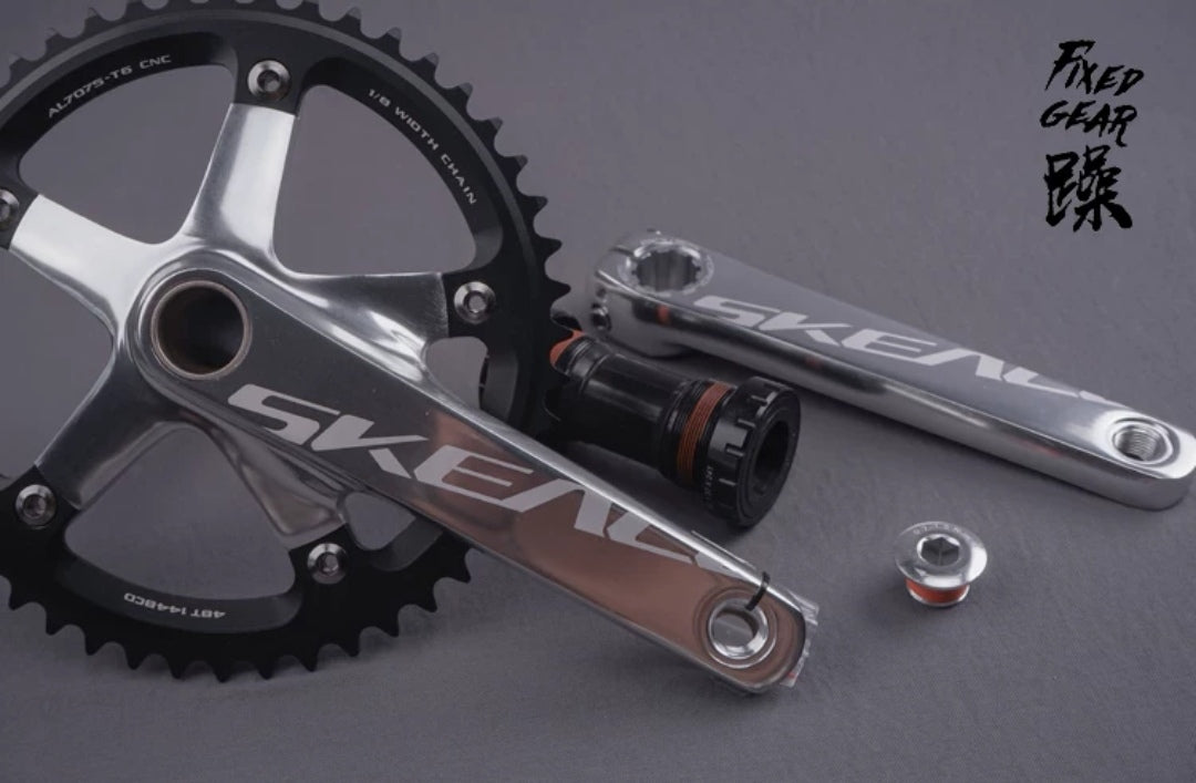 SKE HollowTech Lightweight Crankset with Bottom Bracket BB XFIXXI