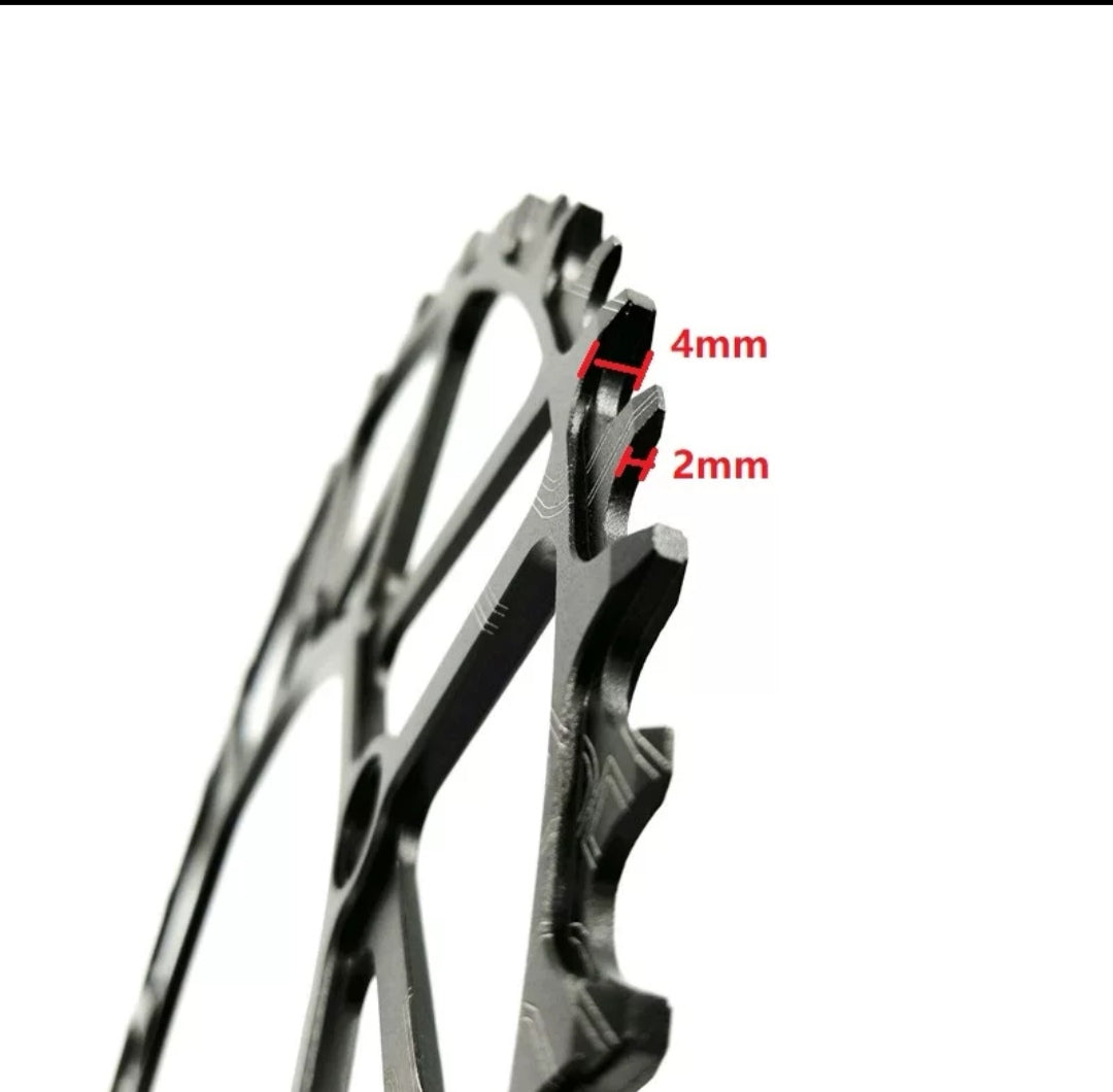 Oil Slick Finish Staggered Teeth Single Speed Chain Ring Fixie Parts XFIXXI BIKES ONLINE STORE