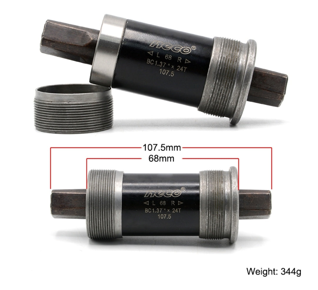 NECO 68mm Square Taper Bottom Bracket XIFIXXI Bike Parts XFIXXI