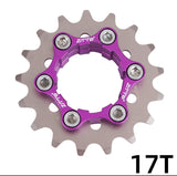 ZTTO Single Speed Sprocket Conversion Kit (Lightning Violet) - by XFIXXI - 17T