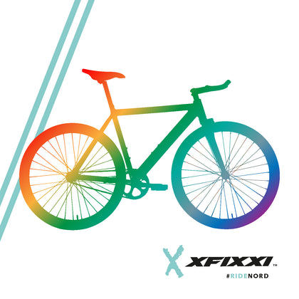 Xfixxi - colours of life - colourful single speed fixed gear bike in Canada collection