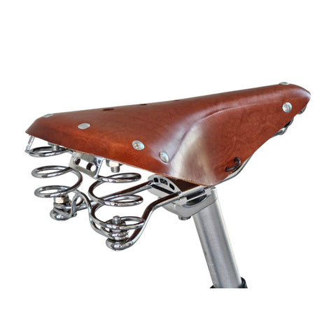 Genuine Leather Vintage-style Saddle
