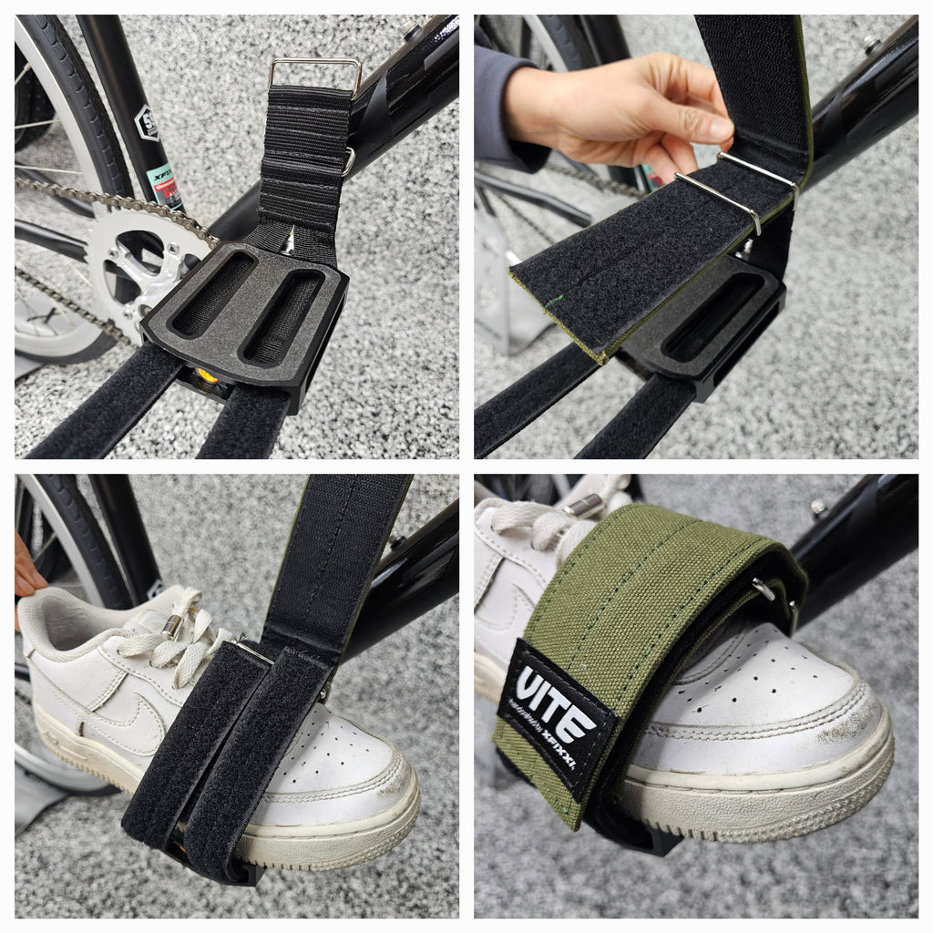 fixie bike pedal straps XFIXXI VITE Strap-Optimized Bike Pedals for Fixed Gear & Single Speed – XFIXXI BIKES ONLINE STORE