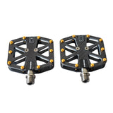 Carbon Titan Pro Bike Pedals – 3K Carbon Fiber & Titanium | Dual-Sided