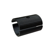 25.4mm handlebar shim installed inside a 31.8mm bicycle stem