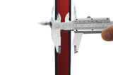 Precision measurement of XFIXXI 700C wide profile 40mm deep dish rim.