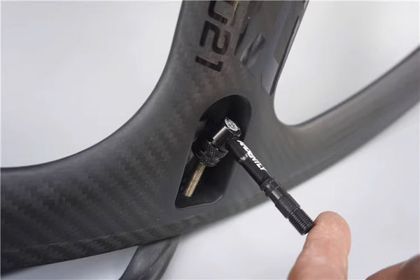 Ardently 90 Degree Presta Valve Adapter for Disc Wheel | Compacted