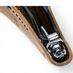 Brooks England B17 Softened Saddle – rear view with rails