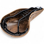 Brooks B17 Softened Saddle – underside with steel frame