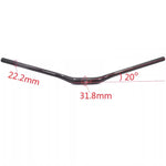 3K Carbon Riser Handlebar | T800 Carbon Fiber | High Gloss Finish