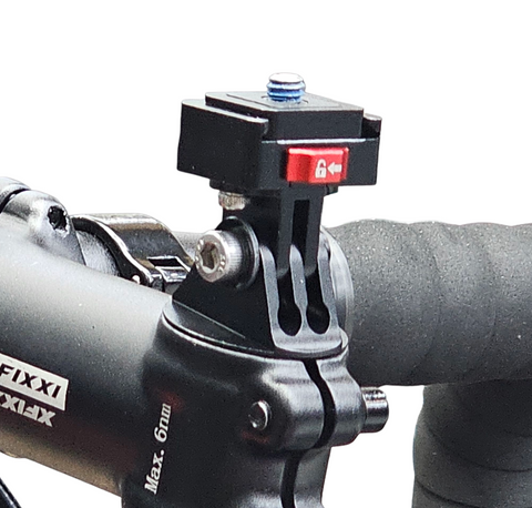 StemCap Quick-Mount Pro action camera mount for 1-1/8 steere