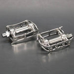 MKS Aylvan Road Bike Pedals – Silver Edition | Fixie, Track, Commuter Use | Toe Clip Compatible