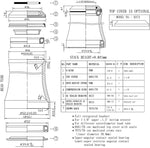 Neco Sealed Bearing Headset for 1.5/-1 1/8" Tapered Fork Steer Tube