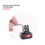 StemCap Quick-Mount Pro – Action Camera Mount for 1-1/8" Steerer | GoPro, DJI, Insta360 Compatible