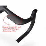 AeroTT Carbon Track Drop Bar – Matte Black | T800 UD Carbon | Aero Velodrome Handlebar