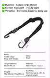 Set of 2 cargo straps – short and long for versatile use