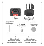 StemCap Quick-Mount Pro – Action Camera Mount for 1-1/8" Steerer | GoPro, DJI, Insta360 Compatible