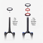 41.8/52mm integrated headset with sealed bearings