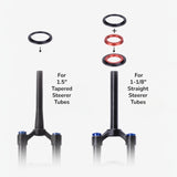 41.8/52mm integrated headset with sealed bearings
