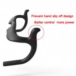 AeroTT Carbon Track Drop Bar – Matte Black | T800 UD Carbon | Aero Velodrome Handlebar