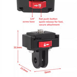 StemCap Quick-Mount Pro – Action Camera Mount for 1-1/8" Steerer | GoPro, DJI, Insta360 Compatible