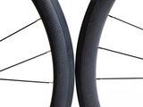 3K Carbon Fibre Track Bike 38mm Medium Dish Wheelset 700C - by xFixxi