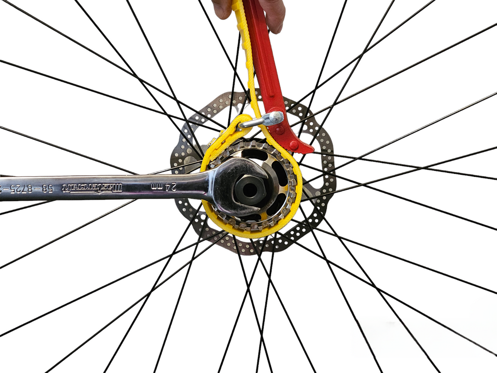 Belt drive sprocket clearance