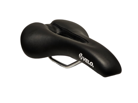 VELO VL-3256 Steel Rail Polyurethane Padded Saddle - by XFIXXI