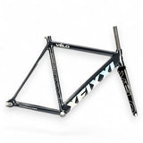 XFIXXI VÉLO Pursuit Aluminum Track Frameset - 6069 Alloy with T800 Carbon Fork - Side View