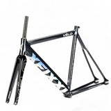 XFIXXI VÉLO Pursuit Aluminum Track Frameset - 6069 Alloy with T800 Carbon Fork