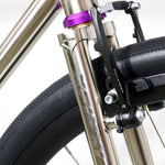TrackloX Urban Bike - TLX20FG (Fixed Gear Edition) - front fork detail close up