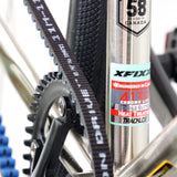 TrackloX Urban Bike - TLX20SP (Single Speed Edition) - central pole sticker close up