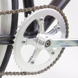 TRIOX Urban Single Speed - Fixed Gear Bike - crankset closeup