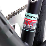 TRIOX Urban Single Speed - Fixed Gear Bike - spec sticker closeup
