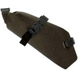 Brooks saddle roll bag mounted under bike seat