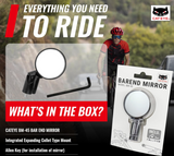 CATEYE BM-45 bike mirror package contents and included mounting hardware