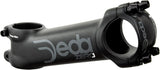 Deda Zero Stem 17° matte black with 4-bolt faceplate