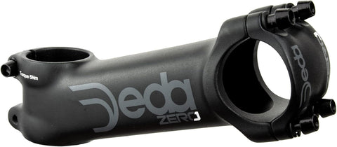 Deda Zero Stem 17° matte black with 4-bolt faceplate