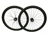 3K Carbon Fibre Track Bike 50mm Deep Dish Wheelset 700C