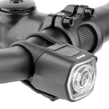EVO NiteLight 200 Lumen USB Rechargeable Front Bike Light Mounted on Handlebar