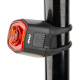 EVO NiteLight 50 Lumen USB Rechargeable Rear Bike Light Mounted on Seatpost