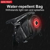 Gaciron BIRD NEST300 Aero Saddle Bag w/ Magnetic Smart Taillight – 0.8L